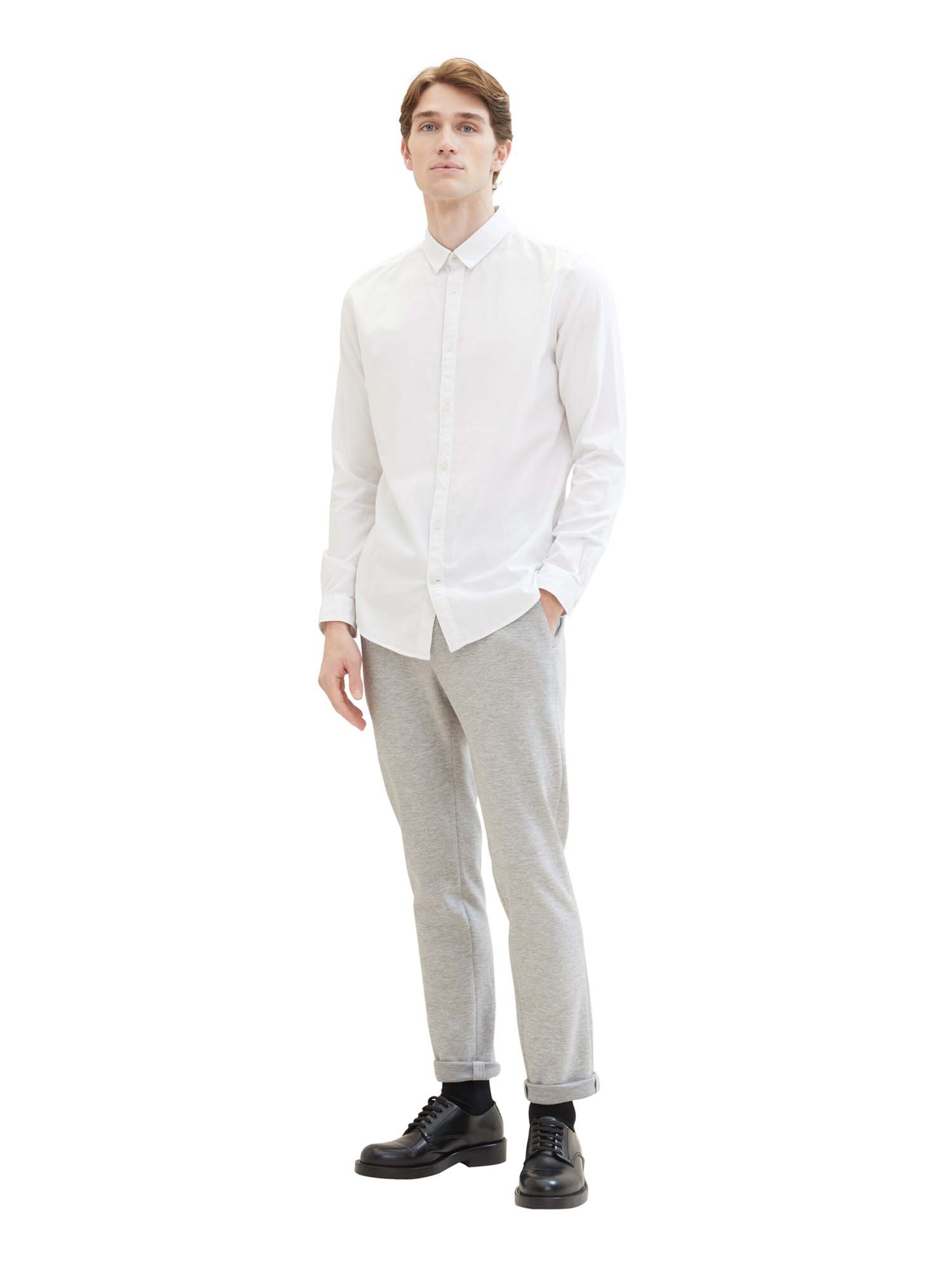 TOM TAILOR Slim fit Button Up Shirt in White