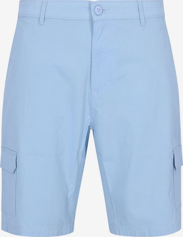 HAJO Hose 'elastische Bermudashort mit Cargotaschen' in Blau: Vorderseite
