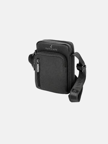 Borsa a tracolla 'Borsa a Tracolla Uomo Navigare - Poliestere Chiusura Zip' di Navigare in nero