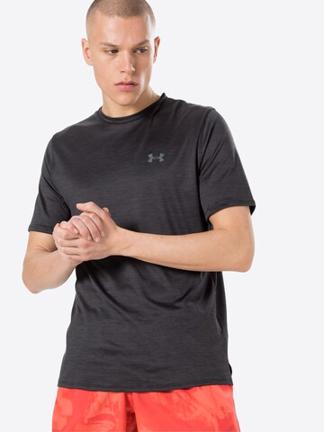 T-Shirt fonctionnel UNDER ARMOUR en noir : devant