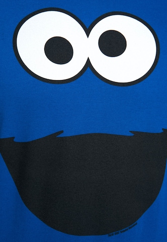 LOGOSHIRT T-Shirt "Krümmelmonster" in Blau