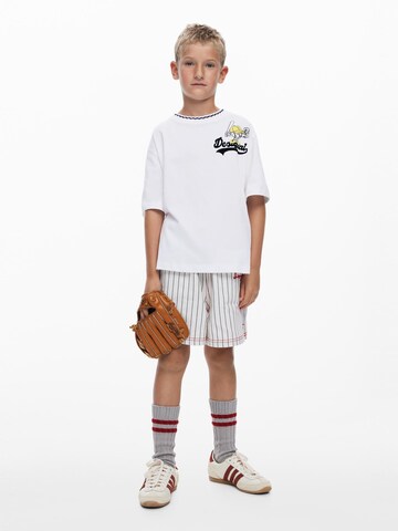 Desigual T-shirt 'Baseball' i vit