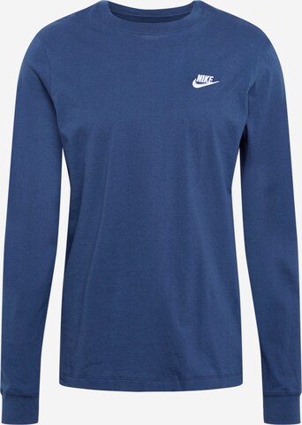 Tricou de la Nike Sportswear pe albastru: față