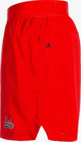 ADIDAS PERFORMANCE Loosefit Sporthose 'D.O.N' in Rot