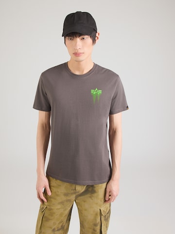 ALPHA INDUSTRIES Shirt in Grey