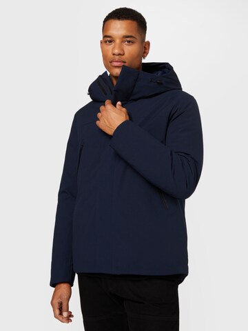 UNITED COLORS OF BENETTON Winter Jacket in Blue: front