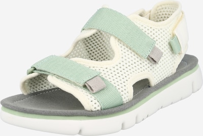 CAMPER Sandals 'Oruga' in Cream / Pastel green, Item view