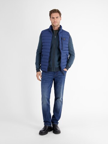 LERROS Gebreid vest in Blauw