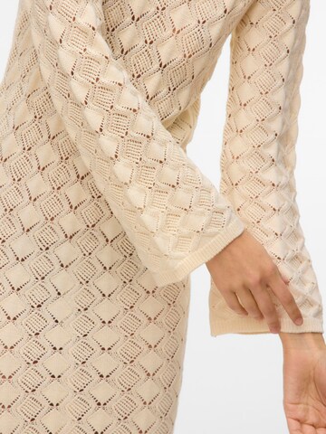 VERO MODA Knit dress 'VMPaola' in Beige