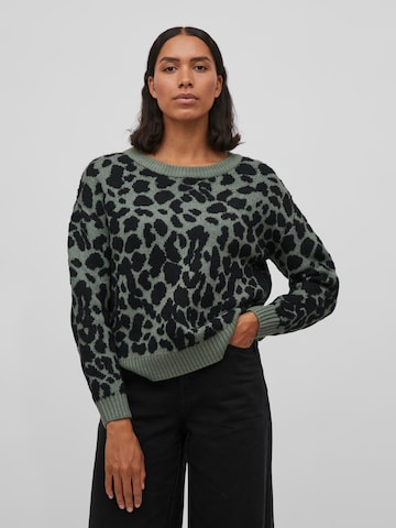 VILA Sweater 'Ril' in Green: front