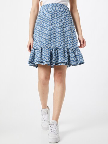Line of Oslo Skirt in Blue: front