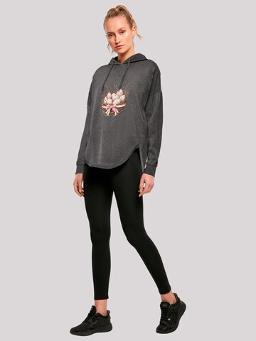 Sweat-shirt 'Osterei Nest Korb Dekor' F4NT4STIC en gris