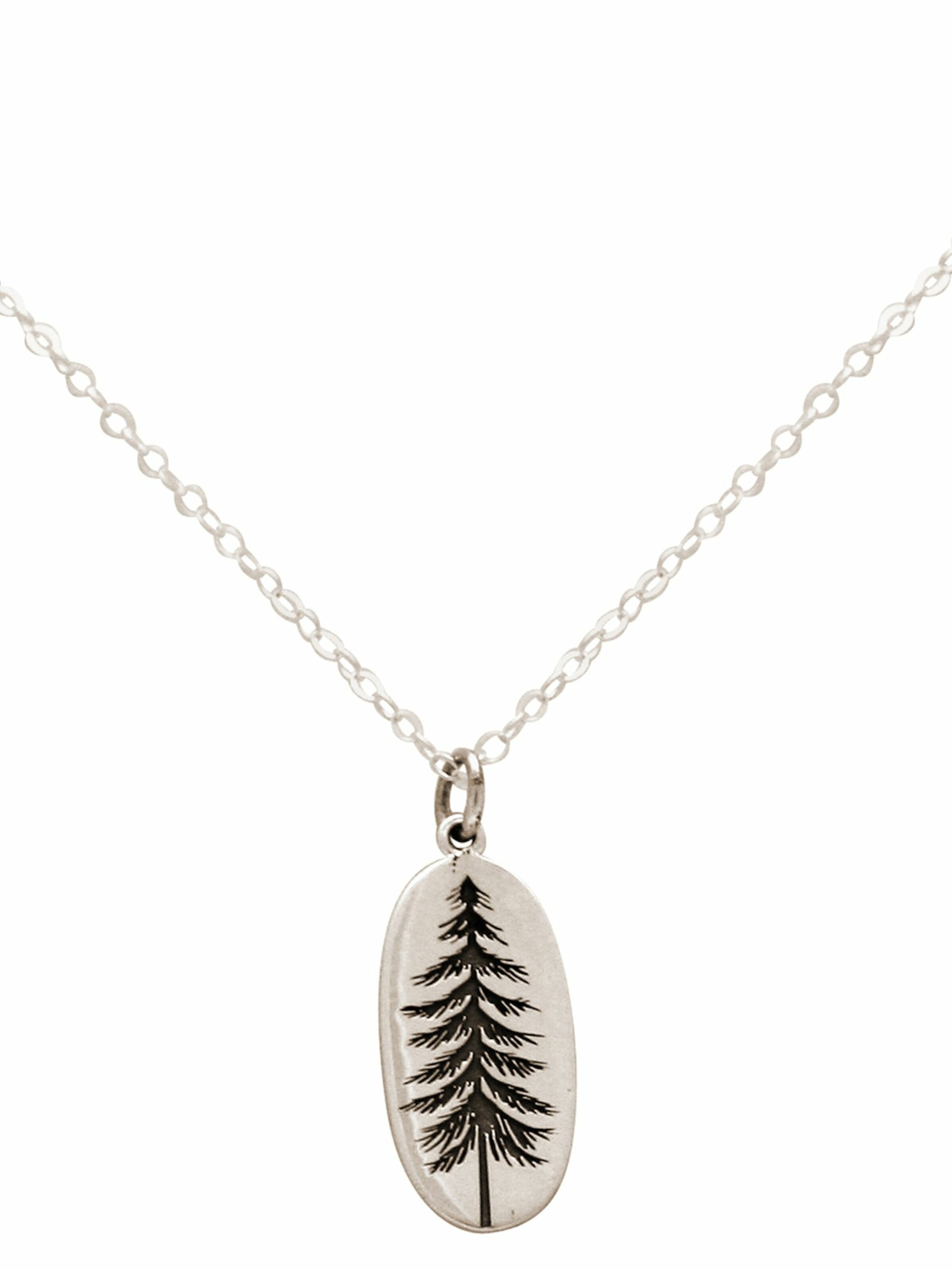 Gemshine Kette in Silber: Vorderseite