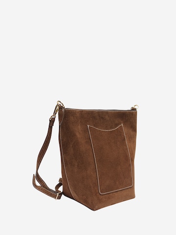 Latalia - Bolso de hombro 'Fano' en marrón: frente