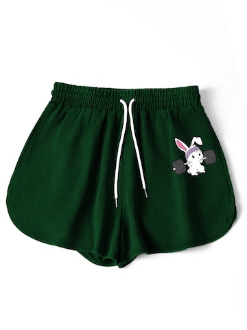 Pantalon GORHEY en vert : devant