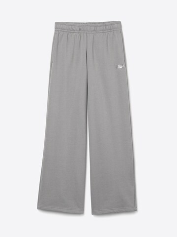 Regular Pantalon 'CALICE regular wide graphic sweat pants' FILA en gris