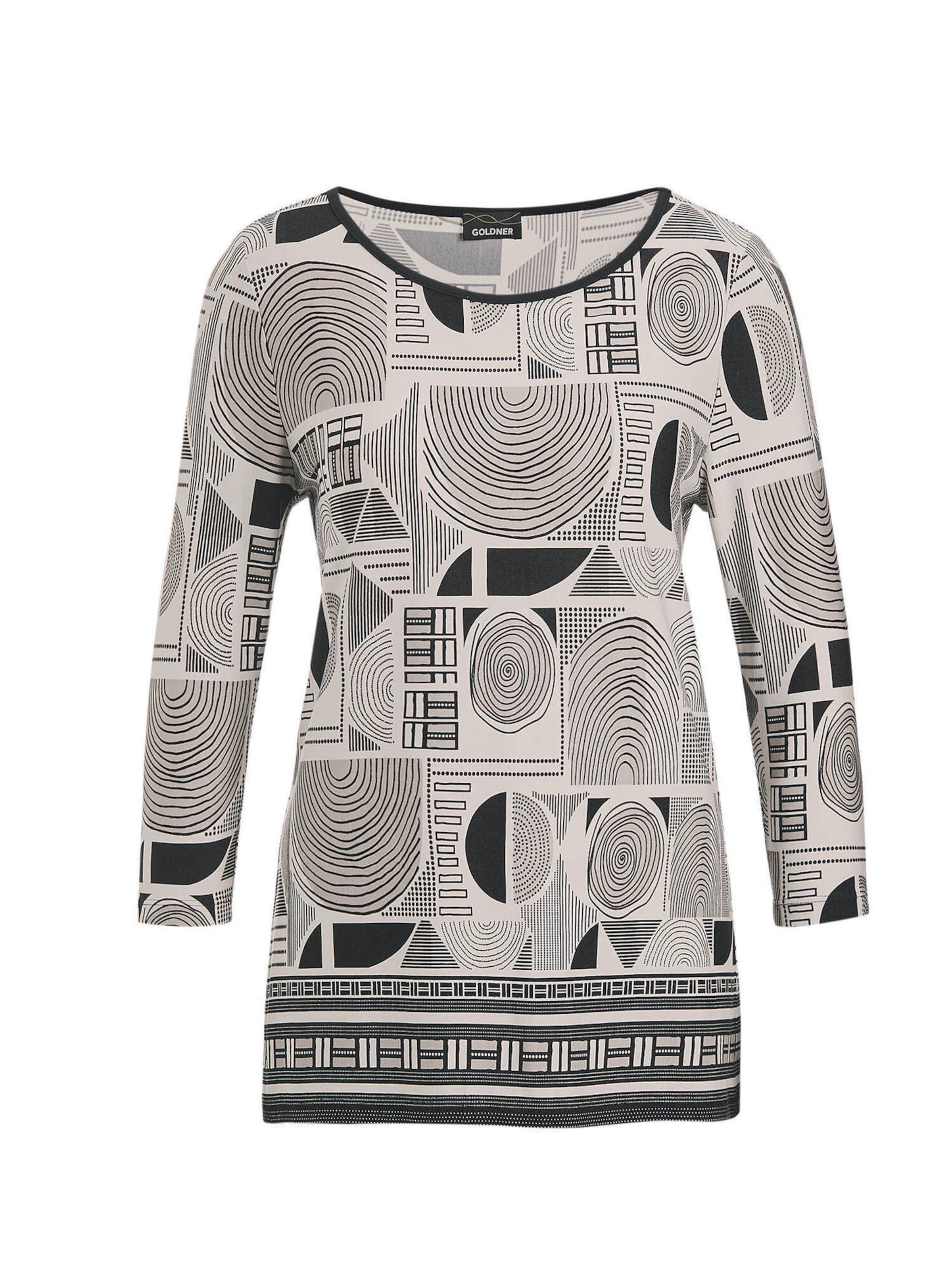 Goldner T-shirt en gris / noir, Vue avec produit