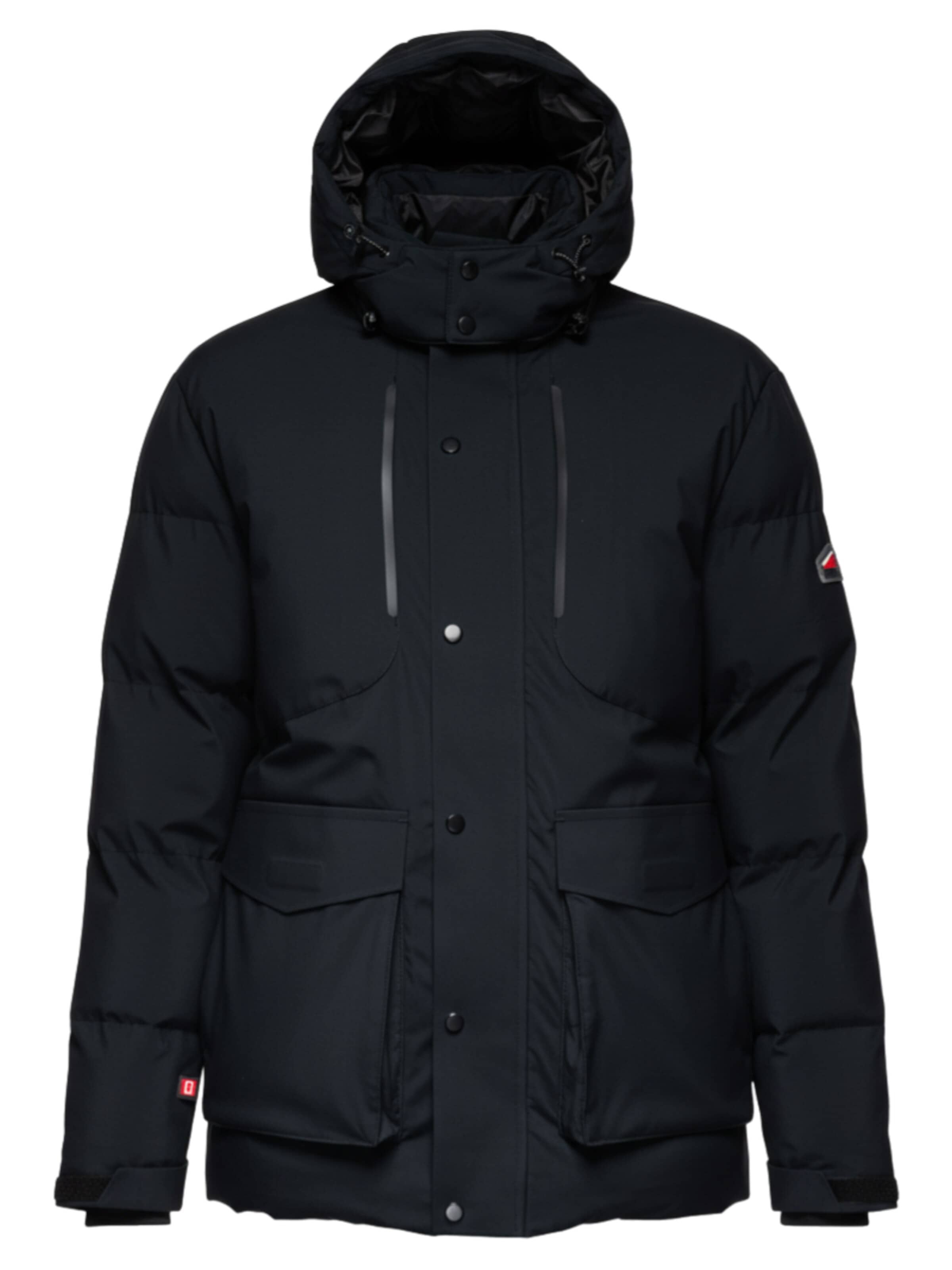 Ombre Winter jacket in Black: front