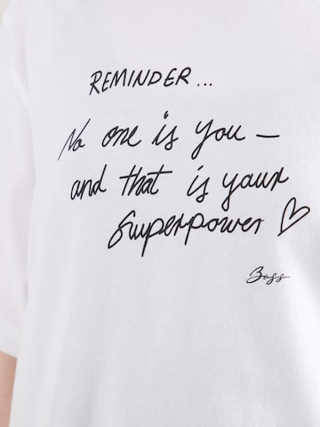 T-shirt 'C_Eboys_3' BOSS en blanc