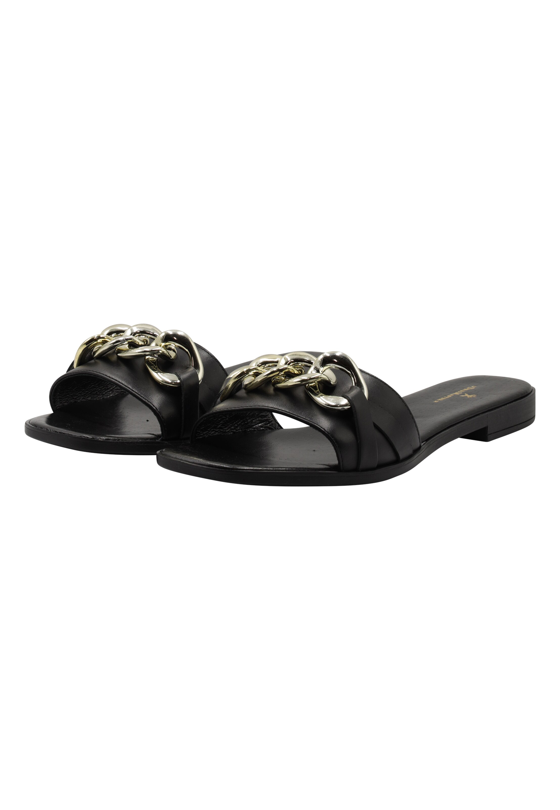 Frauen Pantoletten DreiMaster Klassik Pantolette in Schwarz - EH58791 Frauen Pantoletten DreiMaster Klassik Pantolette in Schwarz - EH58791