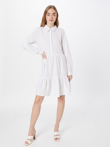 Kaffe Shirt Dress 'Naya' in White: front