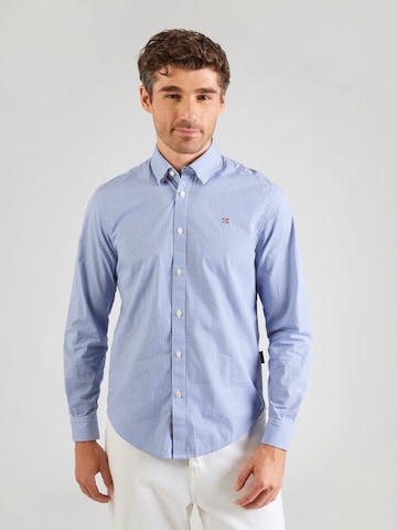 NAPAPIJRI Regular fit Overhemd 'G-GRAIE 1' in Blauw: voorkant