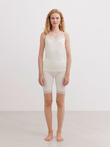 Noa Noa - Skinny Leggings 'Alma' em branco