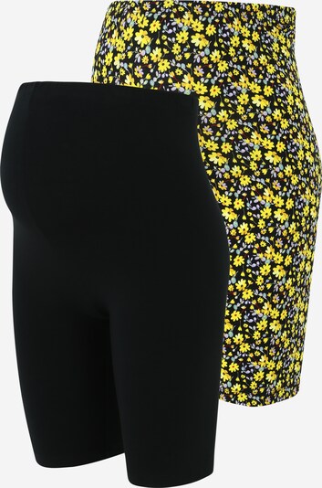 MAMALICIOUS Pantalón 'AMBER' en mezcla de colores / negro, Vista del producto