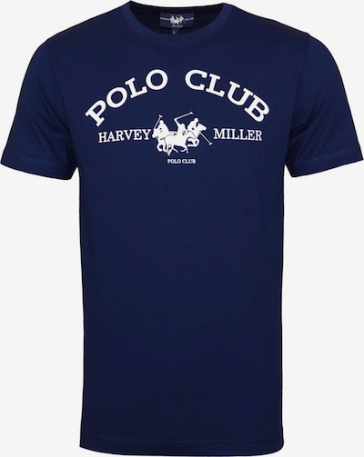 M dydžio Marškinėliai 'Club' iš HARVEY MILLER, spalva – tamsiai mėlyna / balta, Prekių apžvalga