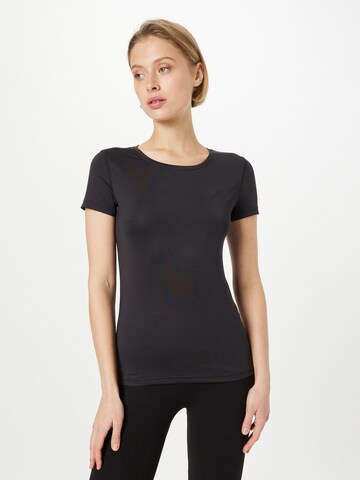 4F Performance Shirt in Black: front