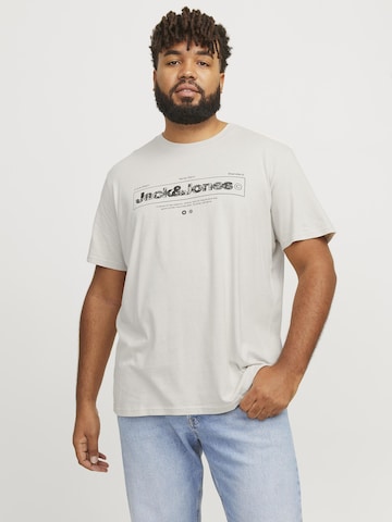 T-Shirt JACK & JONES en gris : devant