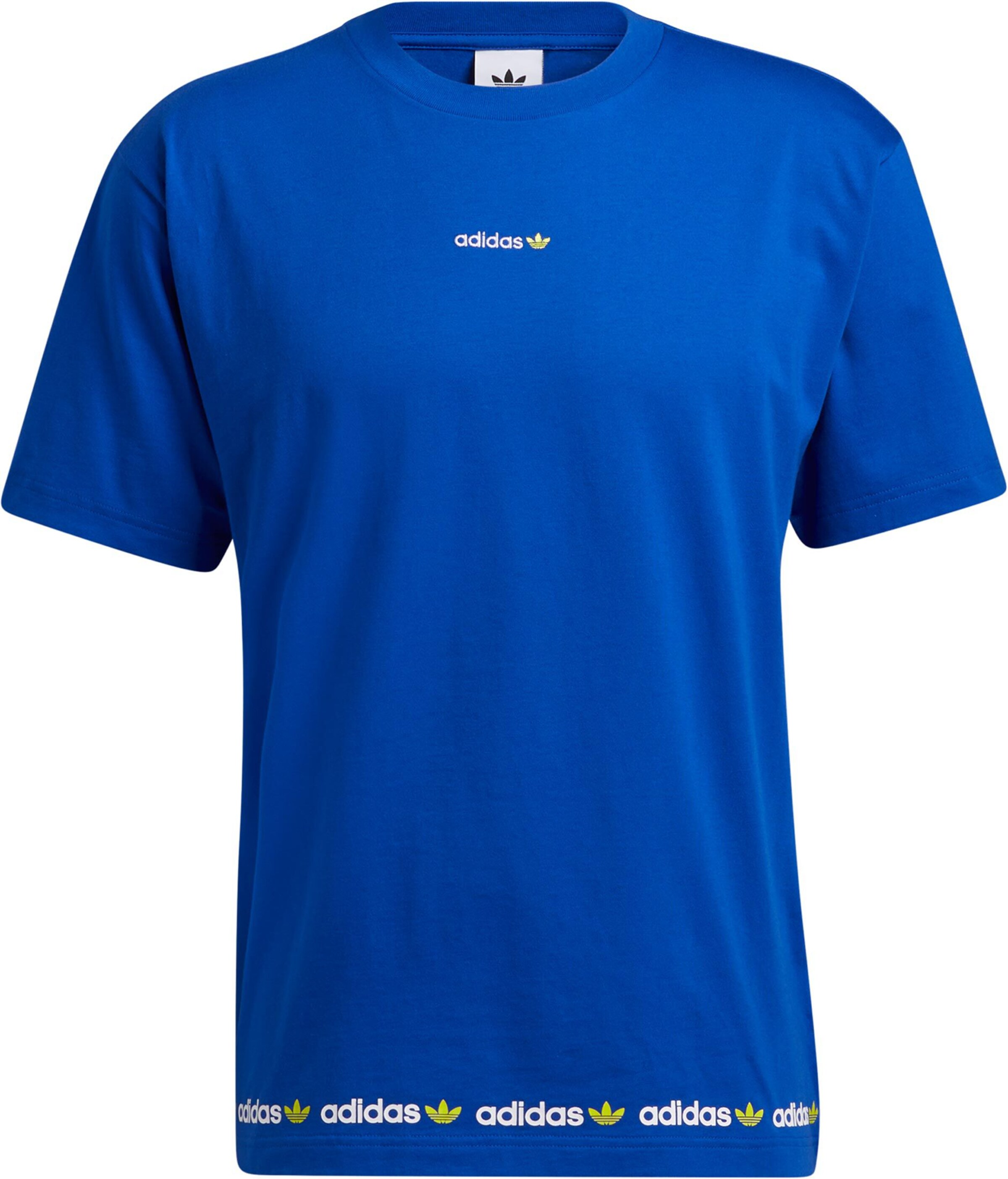 T-Shirt ADIDAS ORIGINALS en bleu : devant