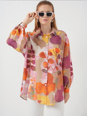 Camicia da donna di Bigdart in arancione: frontale