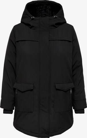 Manteau mi-saison 'Maastricht' ONLY Carmakoma en noir : devant