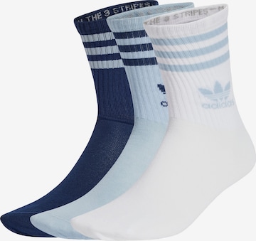 Calzino di ADIDAS ORIGINALS in blu: frontale