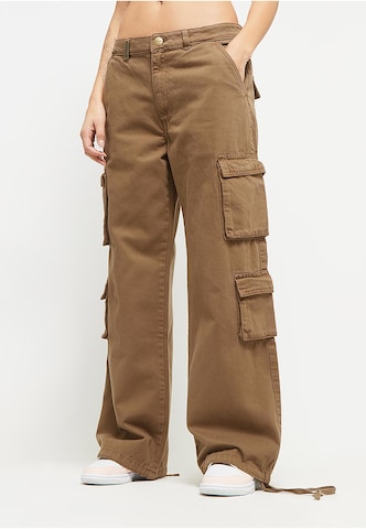 2Y Studios Loosefit Cargohose 'Wega' in Braun