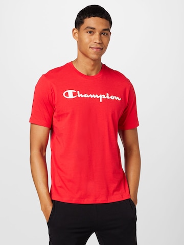 Champion Authentic Athletic Apparel Tričko – červená: přední strana