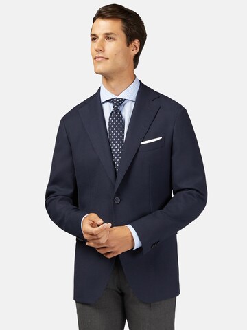 Coupe regular Veste de costume Boggi Milano en bleu : devant