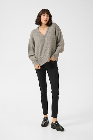 Kaffe - Jersey 'KATrina' en gris