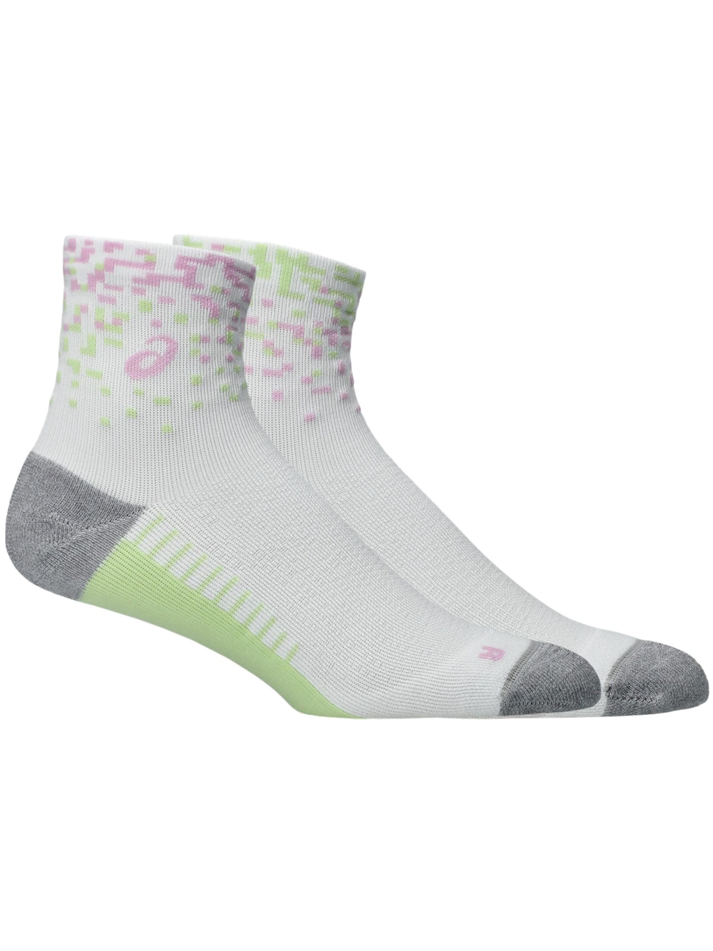 ASICS Socken 'ASICS Performance Run Quarter Sock'‌‌ in Weiß: Vorderseite