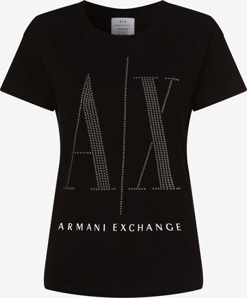 ARMANI EXCHANGE T-Shirt in Schwarz: predná strana