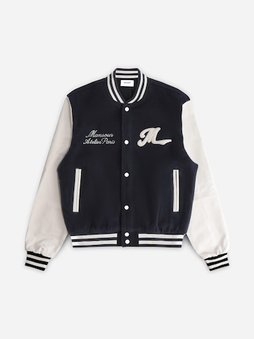 Mansour Übergangsjacke 'College Varsity Jacket' in Blau