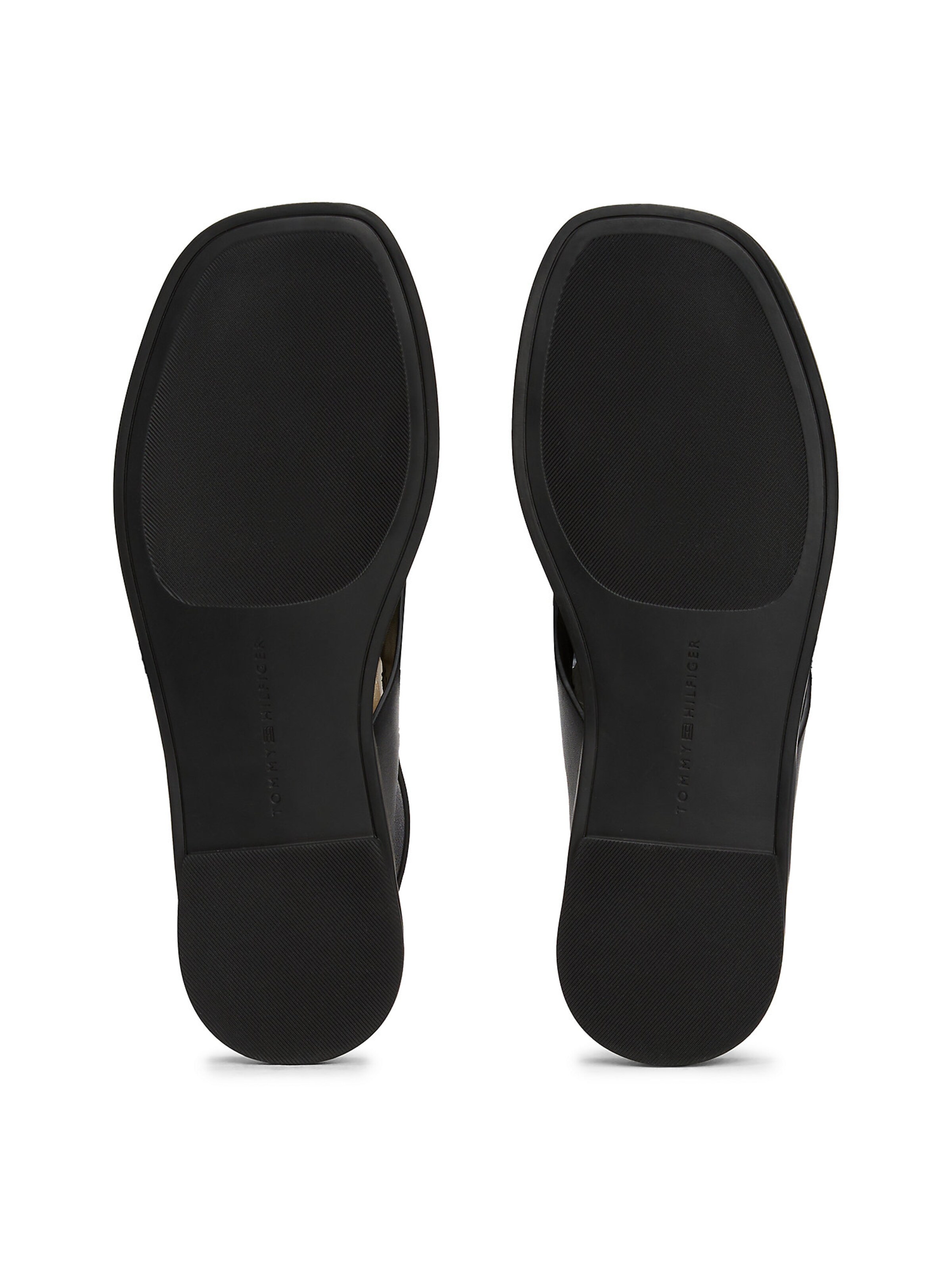 TOMMY HILFIGER Teenslipper in Zwart