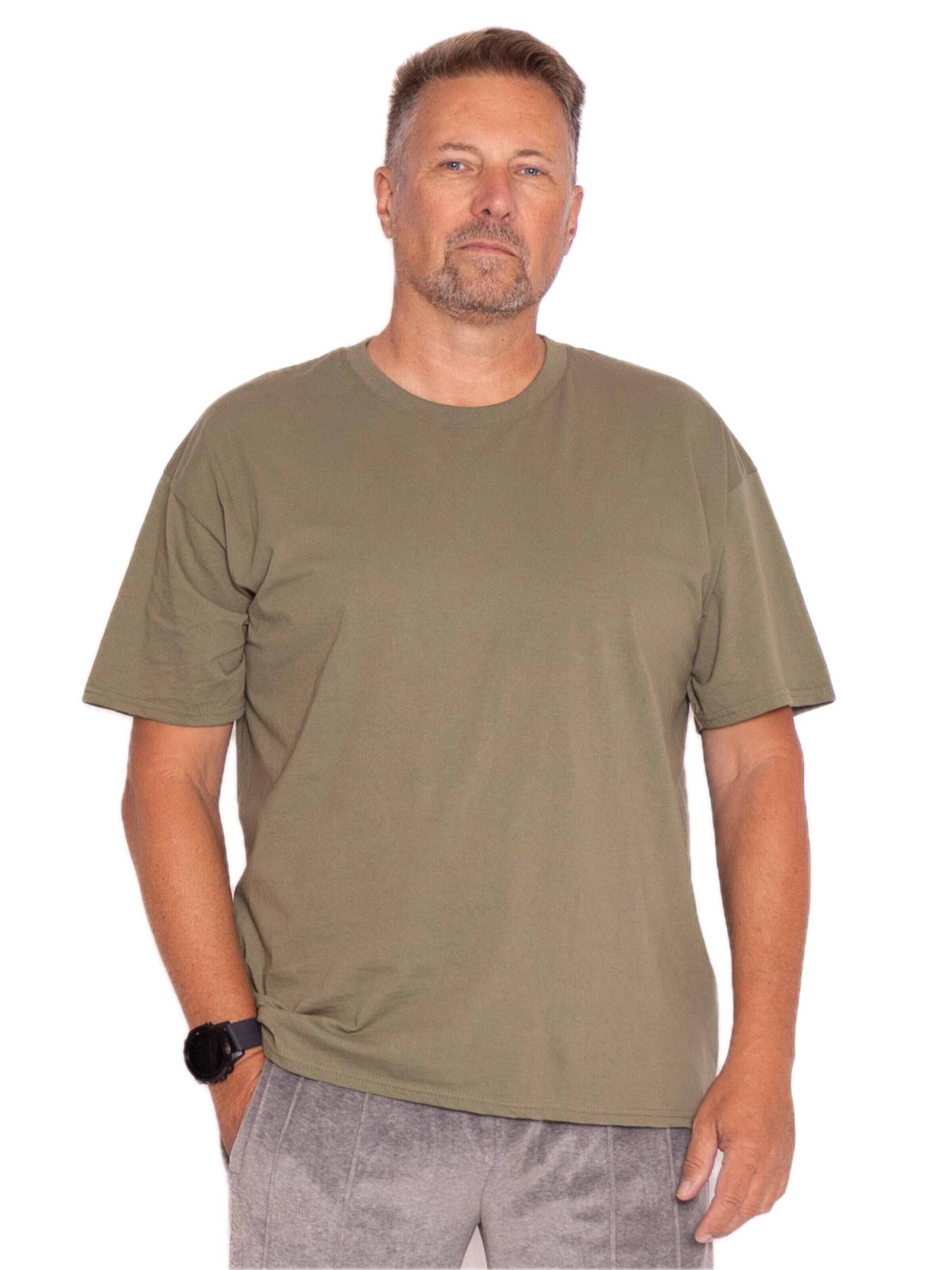 FRUIT OF THE LOOM Shirt 'T-shirt 3-pack' in Green