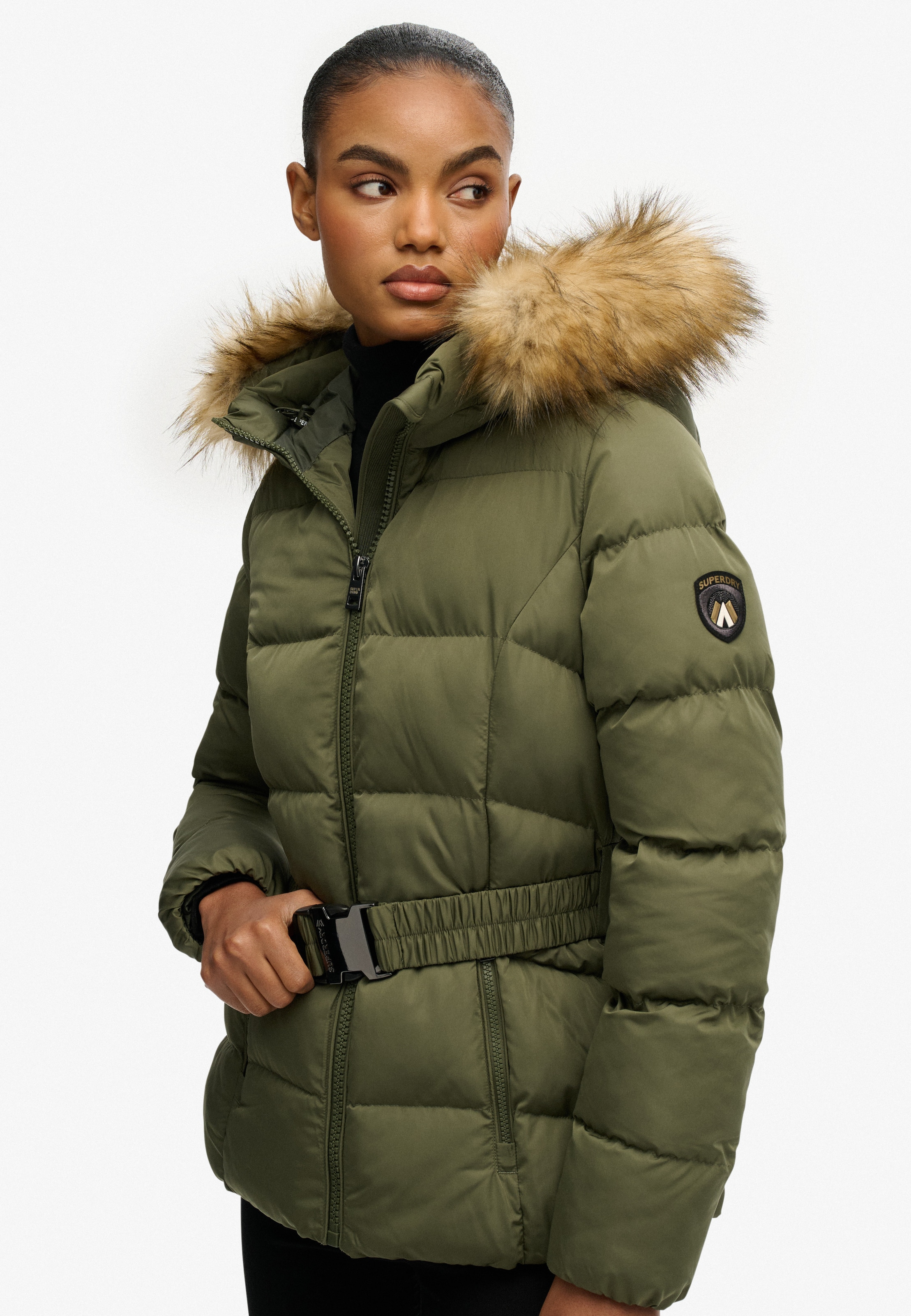 Veste d’hiver 'Fuji' Superdry & Co en vert