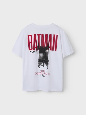 NAME IT Shirt 'Batman' in Wit