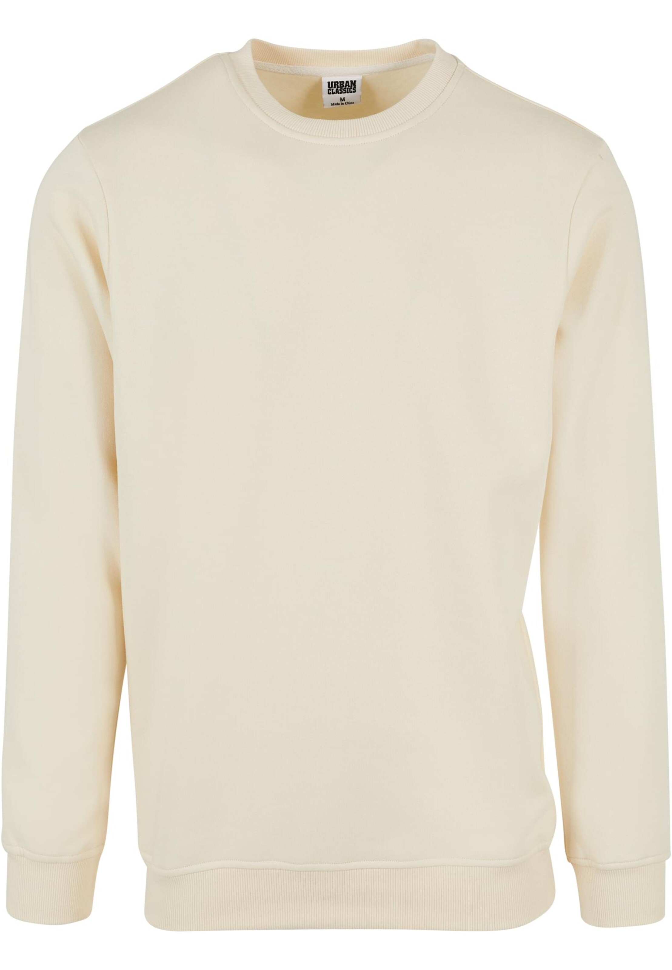 Urban Classics Sweatshirt in White: front