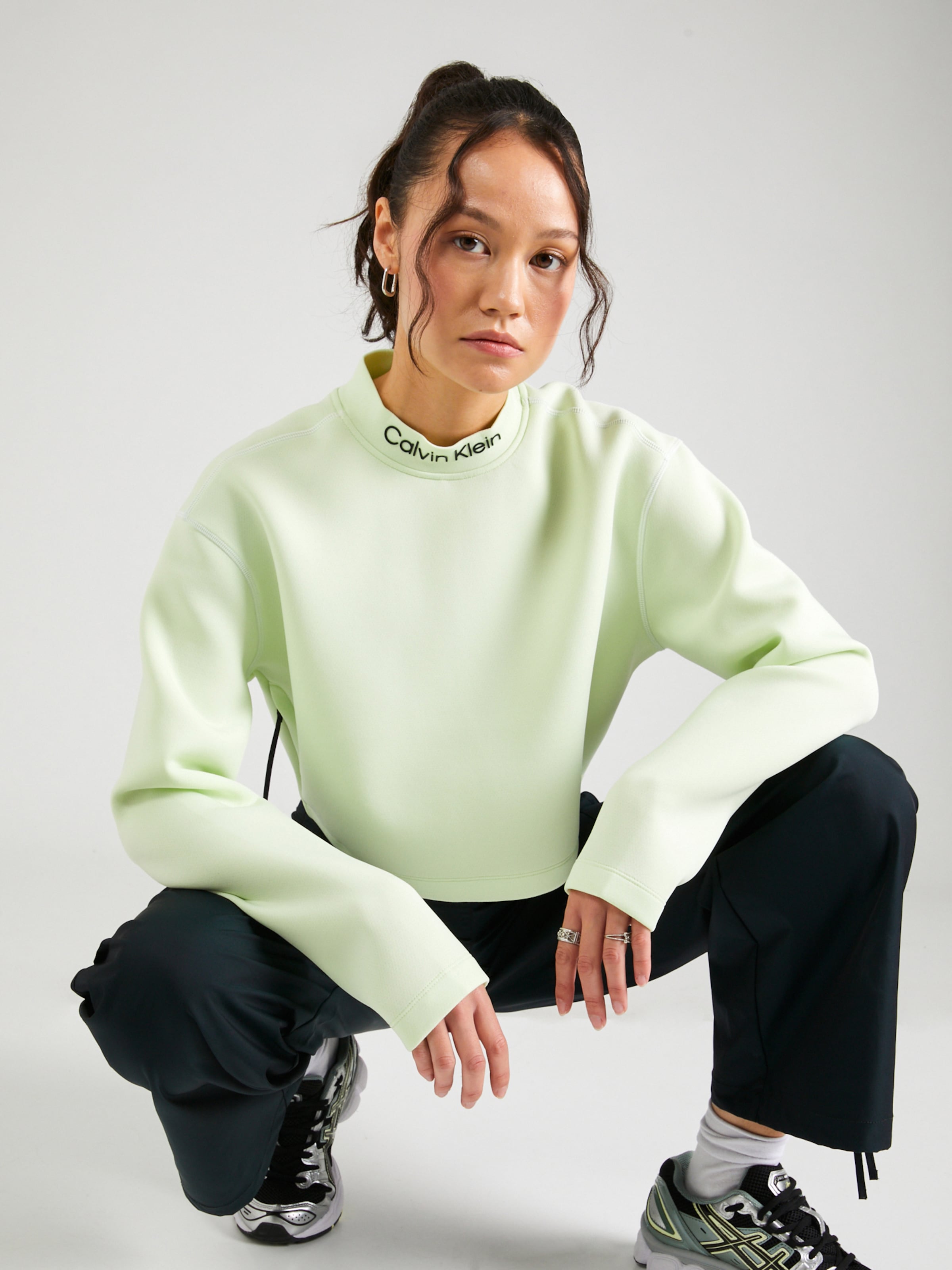 Calvin klein sweater green hot sale
