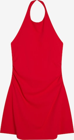 Bershka Šaty – červená: přední strana