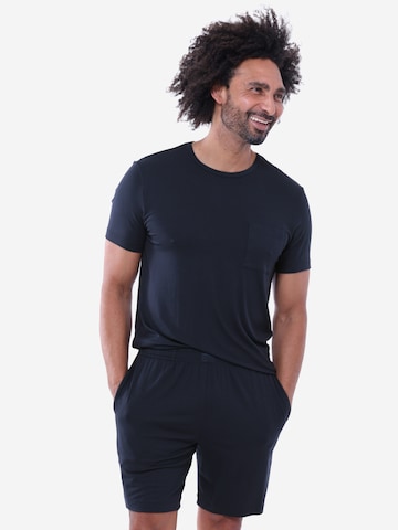 Mey Pyjama kurz 'Jefferson'‌‌‌‌‌‌‌‌‌‌ in Blau